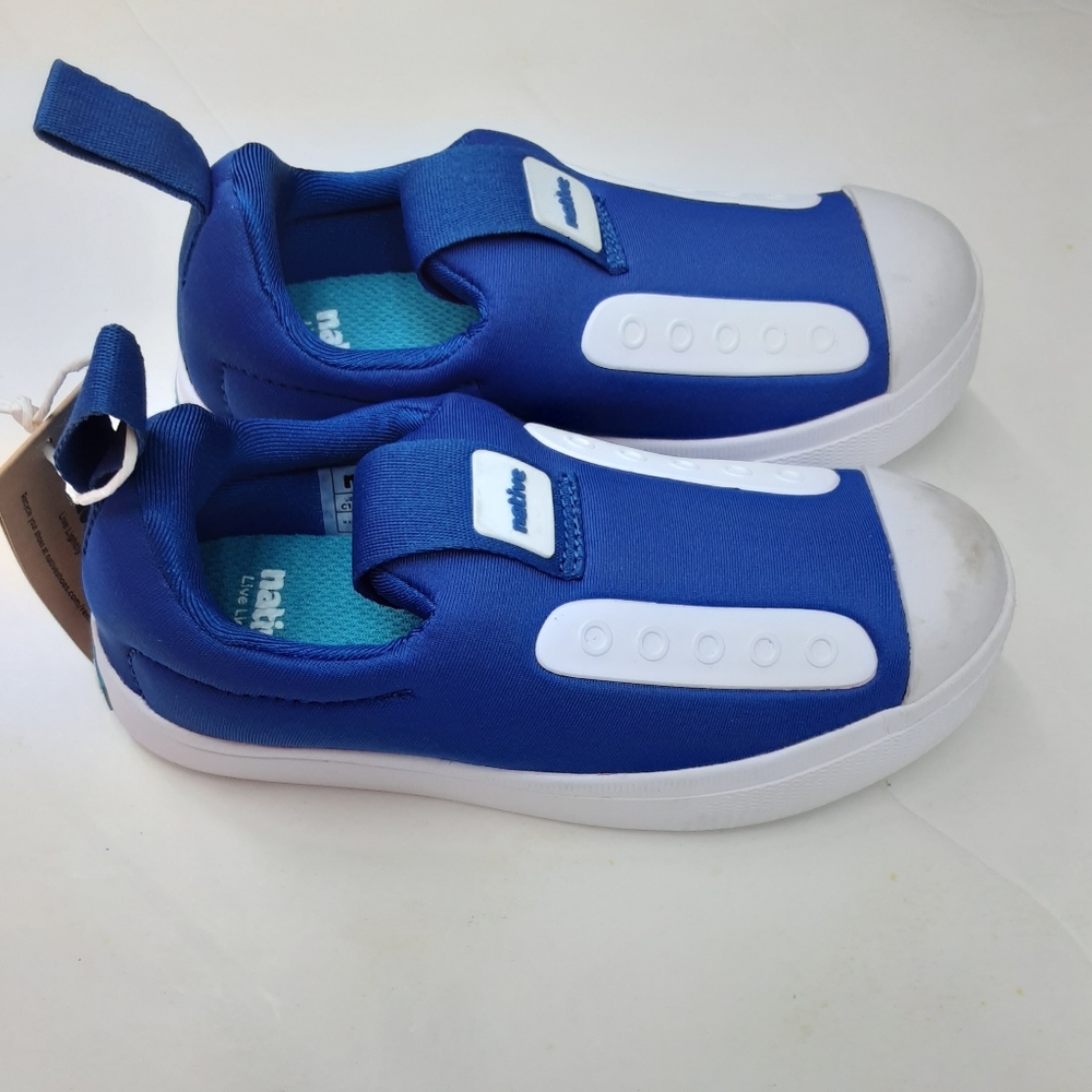 Native Kids Blue Slip on Sneakers Size 10